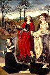 Saint Margaret and Saint Mary Magdalen with Maria Portinari and her daughter-Hugo van der Goes-Giclee Print