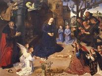 Christ Child Adored by Angels, Central Panel of the Portinari Altarpiece, c.1479-Hugo van der Goes-Giclee Print