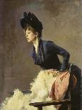 Portrait of a Young Lady, 1889-Hugo von Habermann-Premier Image Canvas