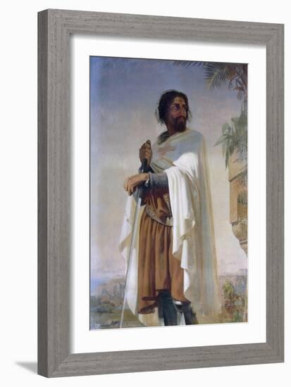 Hugues De Payens, Grand Master of the Knights Templar-Henri Lehmann-Framed Giclee Print