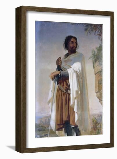 Hugues De Payens, Grand Master of the Knights Templar-Henri Lehmann-Framed Giclee Print