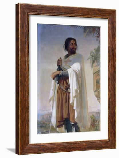 Hugues De Payens, Grand Master of the Knights Templar-Henri Lehmann-Framed Giclee Print