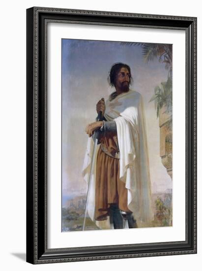 Hugues De Payens, Grand Master of the Knights Templar-Henri Lehmann-Framed Giclee Print