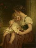 The First Thorns of Knowledge, 1864 (Oil on Canvas)-Hugues Merle-Giclee Print