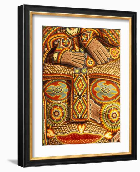 Huichol Indian Crafts Beadwork, Cabo San Lucas, Baja California Sur, Mexico-Walter Bibikow-Framed Photographic Print