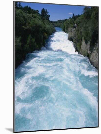 Hukanui, the Huka Falls on the Waikato River, North Island of New Zealand, Pacific-Jeremy Bright-Mounted Photographic Print