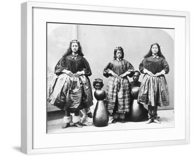 'Hula Dancers, C1875' Photographic Print | Art.com