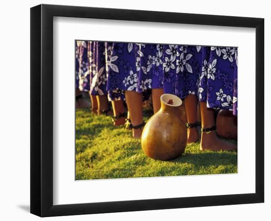 Hula Dancers, Kauai, Hawaii, USA-Merrill Images-Framed Photographic Print