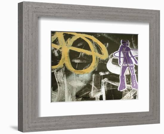 Hula Layers-Jenny Kraft-Framed Art Print