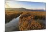 Hula Nature Reserve In Evening Light. Hula Valley. Israel-Oscar Dominguez-Mounted Photographic Print