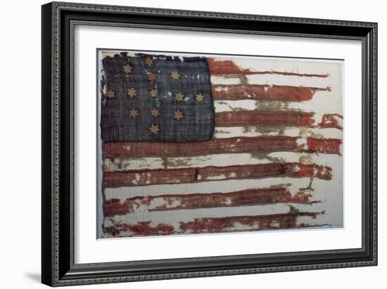 Hulbert Flag, Early U.S. Flag, 1776-Science Source-Framed Giclee Print
