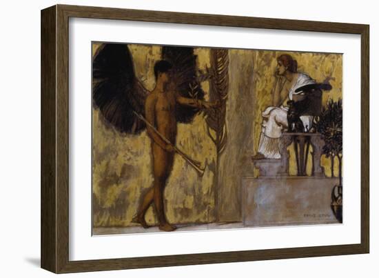 Huldigung an Die Malerei, 1889-Franz von Stuck-Framed Giclee Print