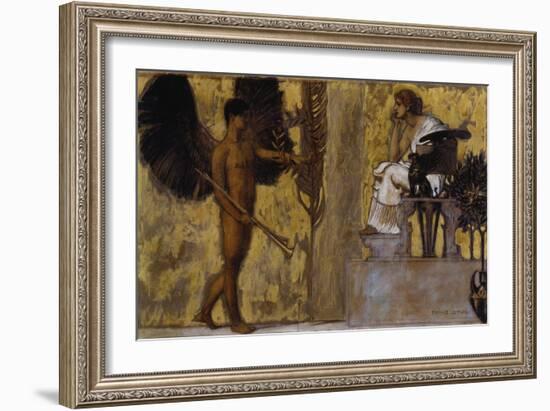 Huldigung an die Malerei. 1889-Franz von Stuck-Framed Giclee Print