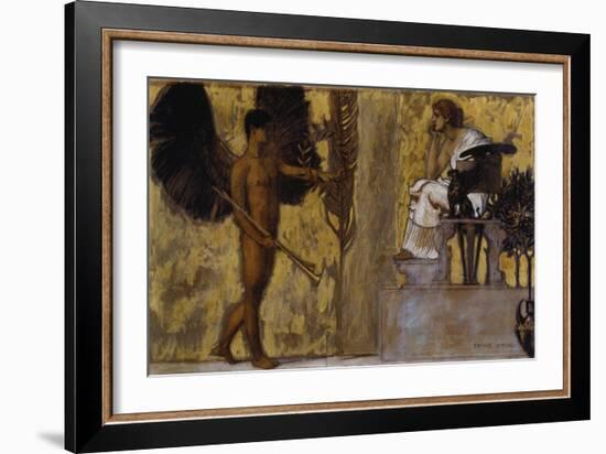 Huldigung an die Malerei. 1889-Franz von Stuck-Framed Giclee Print