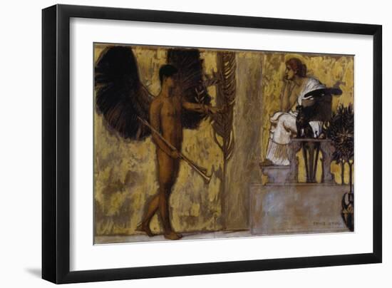 Huldigung an die Malerei. 1889-Franz von Stuck-Framed Giclee Print