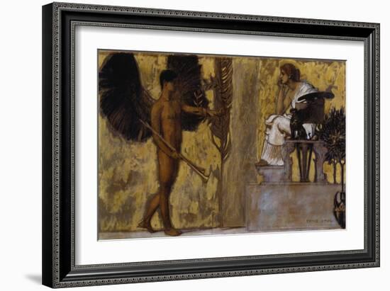 Huldigung an die Malerei. 1889-Franz von Stuck-Framed Giclee Print