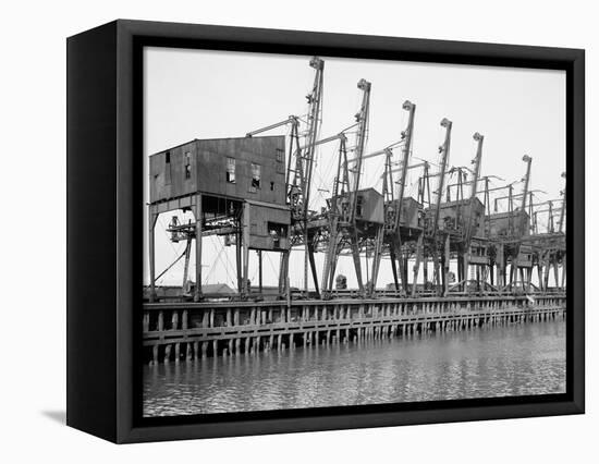 Hulett Clam Shell Hoists, Cleveland, Ohio-null-Framed Stretched Canvas