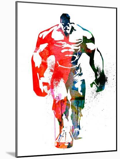 Hulk Watercolor I-Jack Hunter-Mounted Art Print