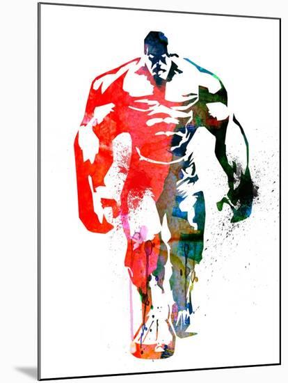 Hulk Watercolor I-Jack Hunter-Mounted Art Print