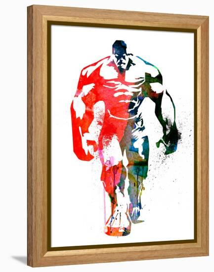 Hulk Watercolor I-Jack Hunter-Framed Stretched Canvas