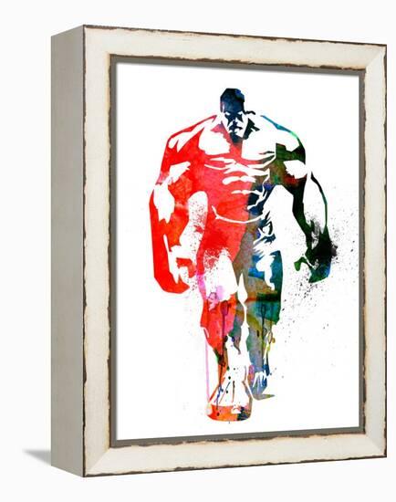 Hulk Watercolor I-Jack Hunter-Framed Stretched Canvas