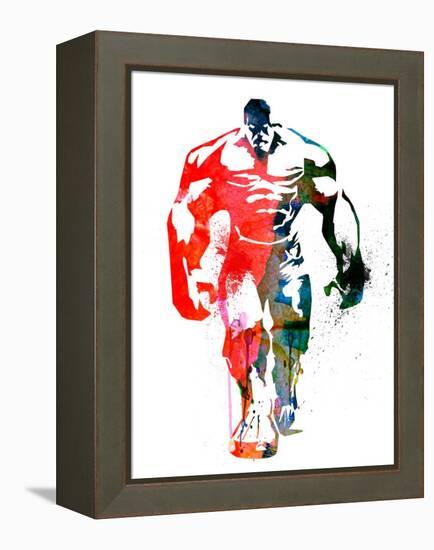 Hulk Watercolor I-Jack Hunter-Framed Stretched Canvas