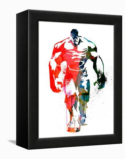 Hulk Watercolor I-Jack Hunter-Framed Stretched Canvas