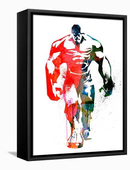 Hulk Watercolor I-Jack Hunter-Framed Stretched Canvas