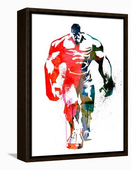 Hulk Watercolor I-Jack Hunter-Framed Stretched Canvas