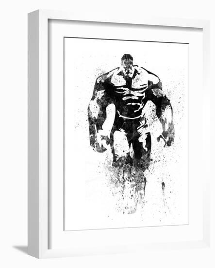 Hulk Watercolor-Jack Hunter-Framed Art Print