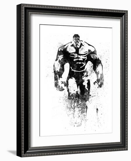 Hulk Watercolor-Jack Hunter-Framed Art Print