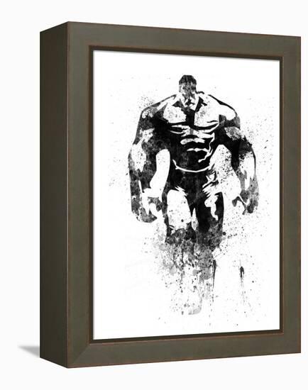 Hulk Watercolor-Jack Hunter-Framed Stretched Canvas