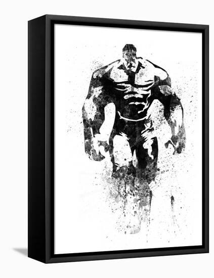 Hulk Watercolor-Jack Hunter-Framed Stretched Canvas