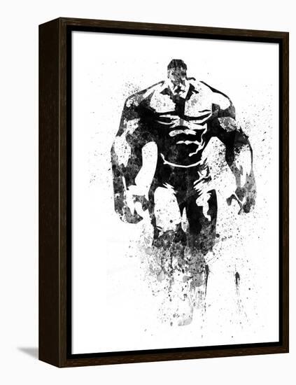 Hulk Watercolor-Jack Hunter-Framed Stretched Canvas