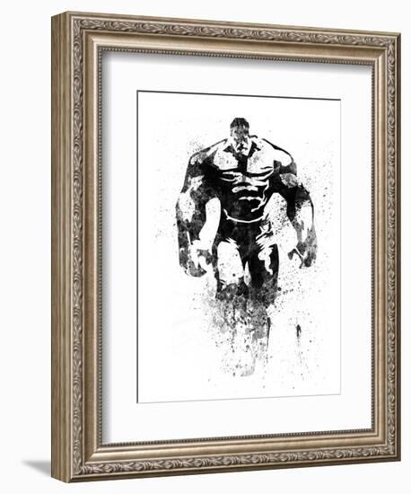 Hulk Watercolor-Jack Hunter-Framed Premium Giclee Print