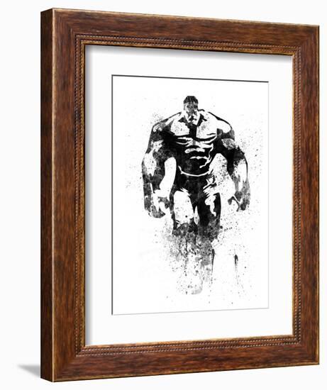 Hulk Watercolor-Jack Hunter-Framed Premium Giclee Print