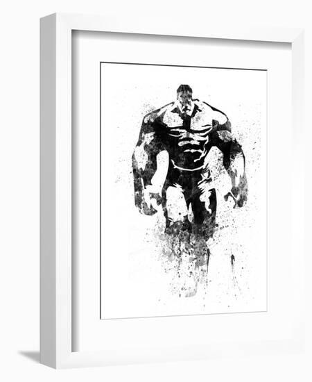 Hulk Watercolor-Jack Hunter-Framed Premium Giclee Print