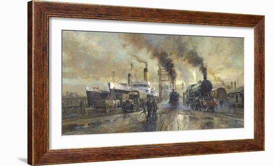 Hull Docks-Alan Fearnley-Framed Giclee Print