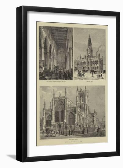 Hull Illustrated-Henry William Brewer-Framed Giclee Print