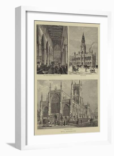 Hull Illustrated-Henry William Brewer-Framed Giclee Print