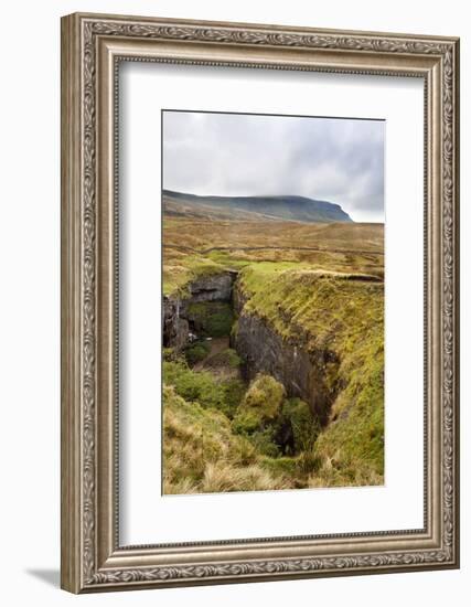 Hull Pot and Pen Y Ghent Horton in Ribblesdale-Mark Sunderland-Framed Photographic Print