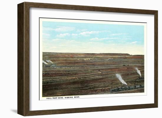 Hull Rust Mine, Hibbing, Minnesota-null-Framed Art Print