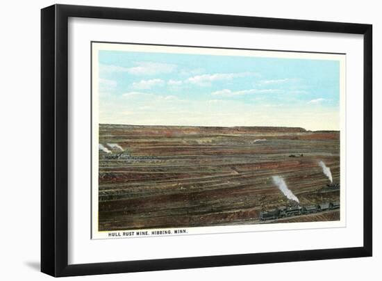Hull Rust Mine, Hibbing, Minnesota-null-Framed Art Print