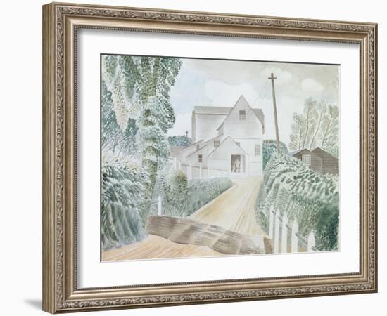 Hull's Mill, Sible Hedingham, Essex, 1935-Eric Ravilious-Framed Giclee Print