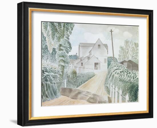 Hull's Mill, Sible Hedingham, Essex, 1935-Eric Ravilious-Framed Giclee Print