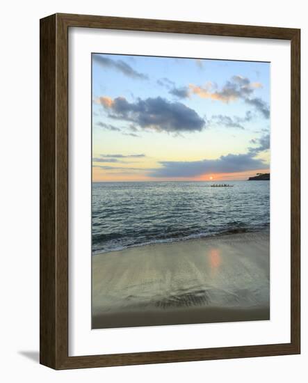 Hulopo'e Beach Park, considered one of the finest beaches in the world, Lanai Island, Hawaii, USA-Stuart Westmorland-Framed Photographic Print