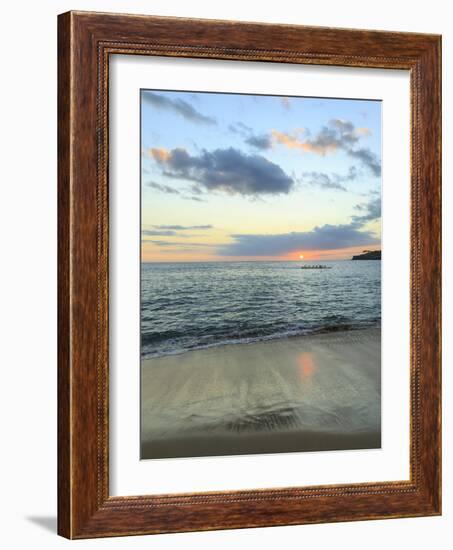 Hulopo'e Beach Park, considered one of the finest beaches in the world, Lanai Island, Hawaii, USA-Stuart Westmorland-Framed Photographic Print