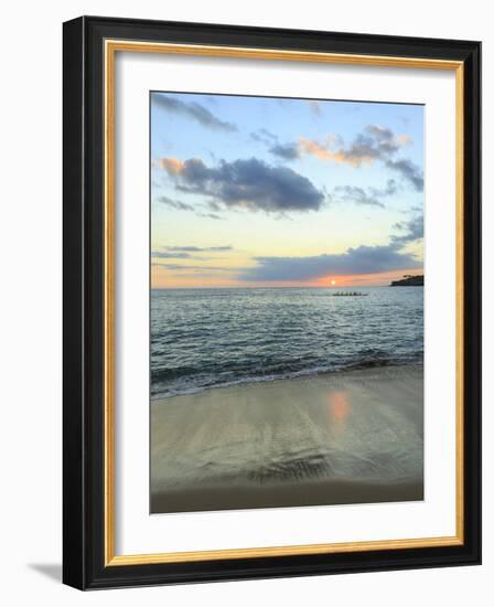 Hulopo'e Beach Park, considered one of the finest beaches in the world, Lanai Island, Hawaii, USA-Stuart Westmorland-Framed Photographic Print