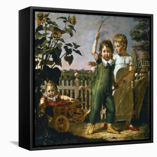 Hulsenbeck Children, 1805-Philipp Otto Runge-Framed Premier Image Canvas