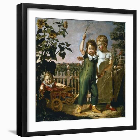 Hulsenbeck Children, 1805-Philipp Otto Runge-Framed Premium Giclee Print